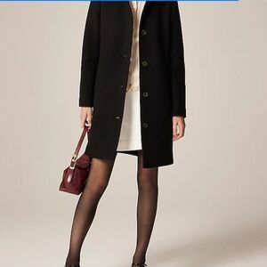 J.Crew Black Women's Coat Size 2